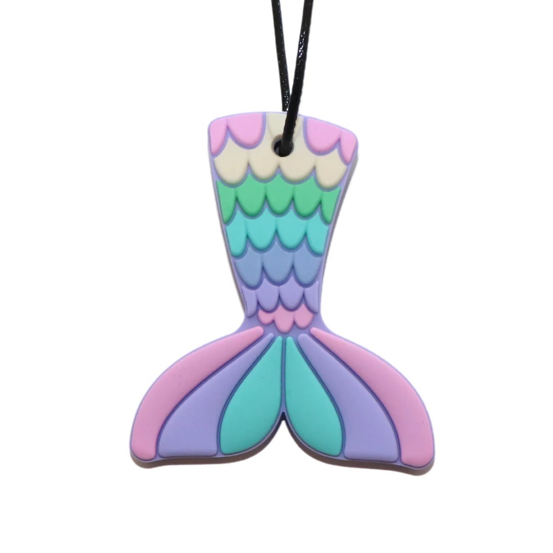 Mermaid Tail Chew Pendant