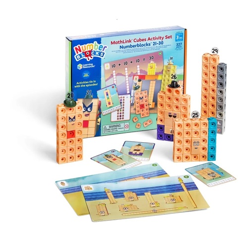 Numberblocks Mathlink Cubes - 21-30 Activity Set