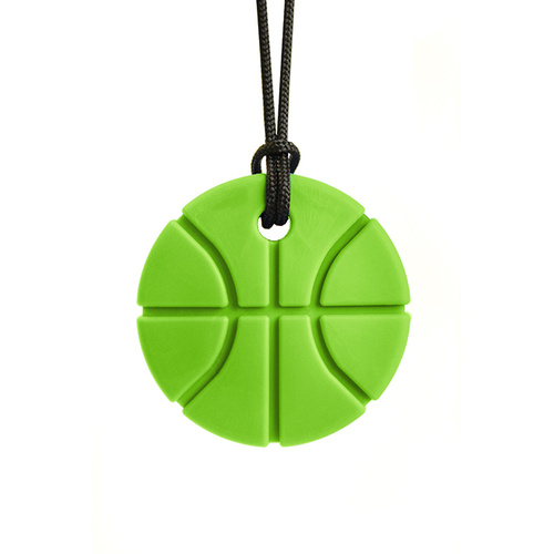 Basketball Chew Necklace - XT Green