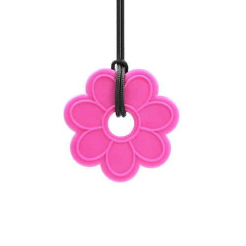 Flower Chew Necklace - XT Pink
