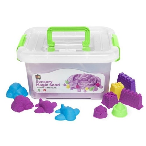 Sensory Magic Sand with Moulds - 2kg - Purple