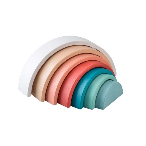 Calm and Breezy Wooden Stacking Rainbow - Terracotta