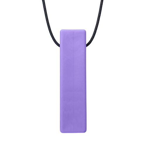 Smooth Brick Stick Chew Necklace - XXT Purple